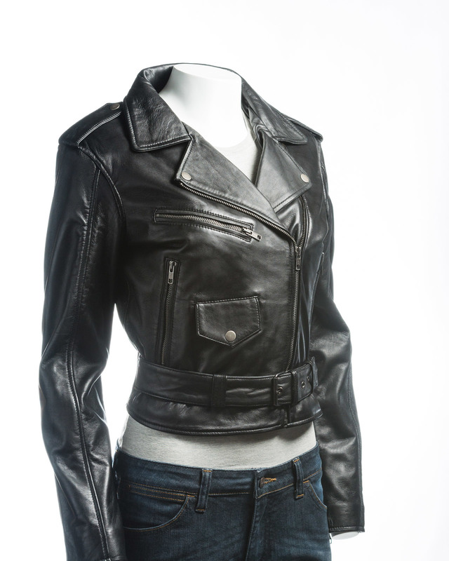 zipper leather jacket