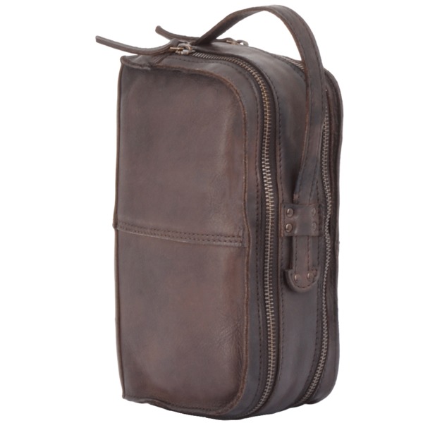 Square ashwood leather vintage wash bag brown 7998 p1346 5946 image