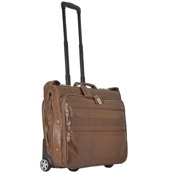 Square ashwood wheeled suit carrier chestnut 63421 p1336 5907 image