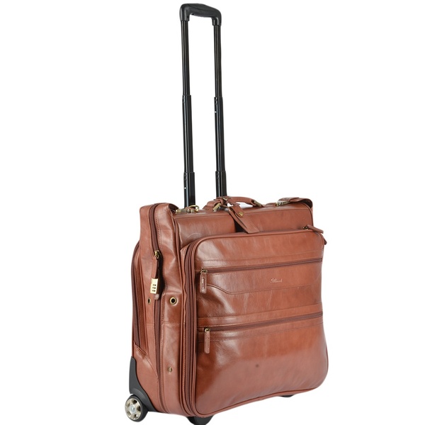Square ashwood wheeled suit carrier cognac vt 63421 p109 482 image