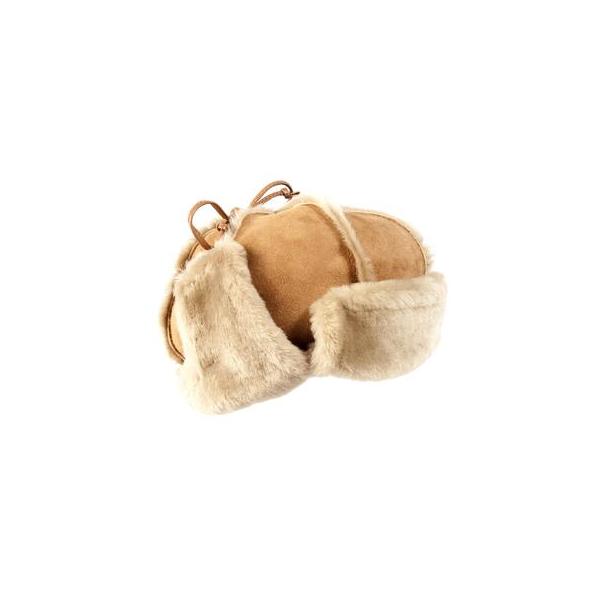 Square tan hat
