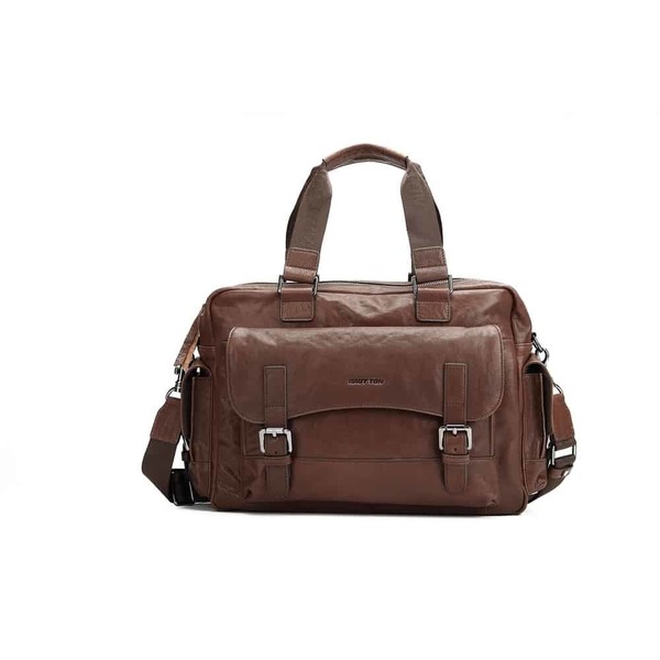 Square brdb79 mens travel holdalls duffle bag brown 38 1