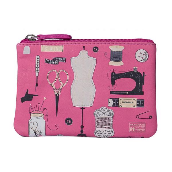 Square mala sewing purse