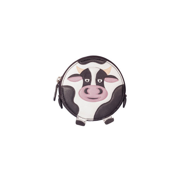 Square cow round purse copy