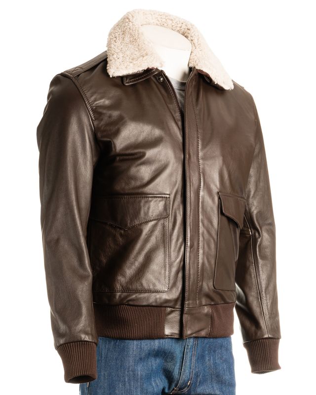 mens a2 leather jacket