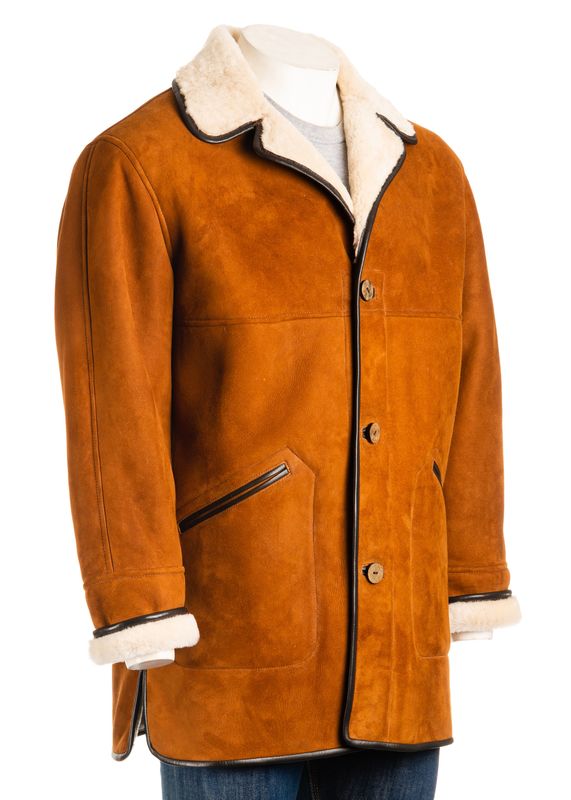 real sheepskin jacket mens
