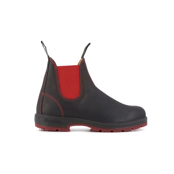 Square blundstone 1316 050 boots black red leather black 1