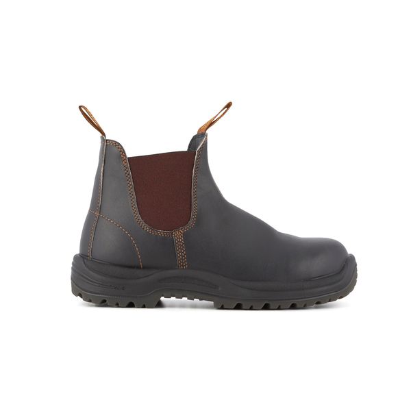 Square blundstone 192 080 steel toe boot premium brown 1