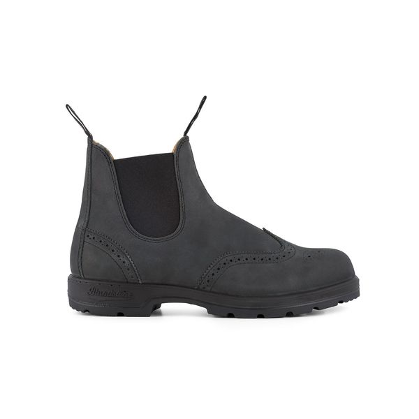 Square blundstone 1472 classics brogue rustic black 1