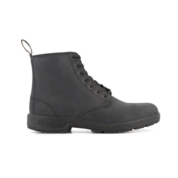 Square blundstone 1451 050 lace up nubuck boot nubuck black 1