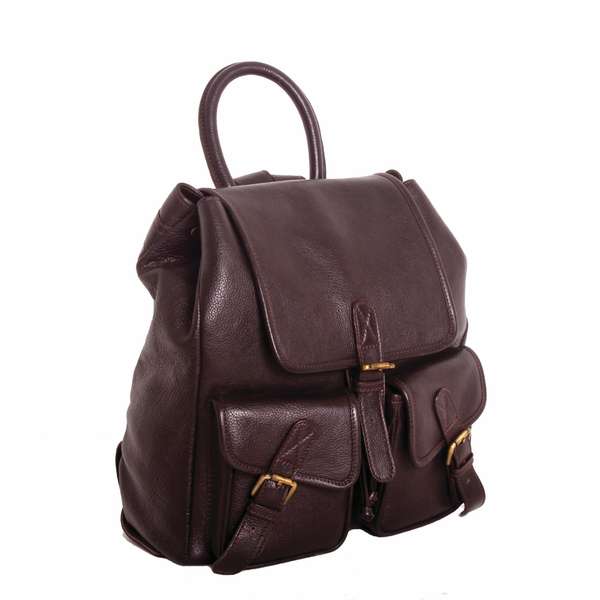 Square rucksack brown copy