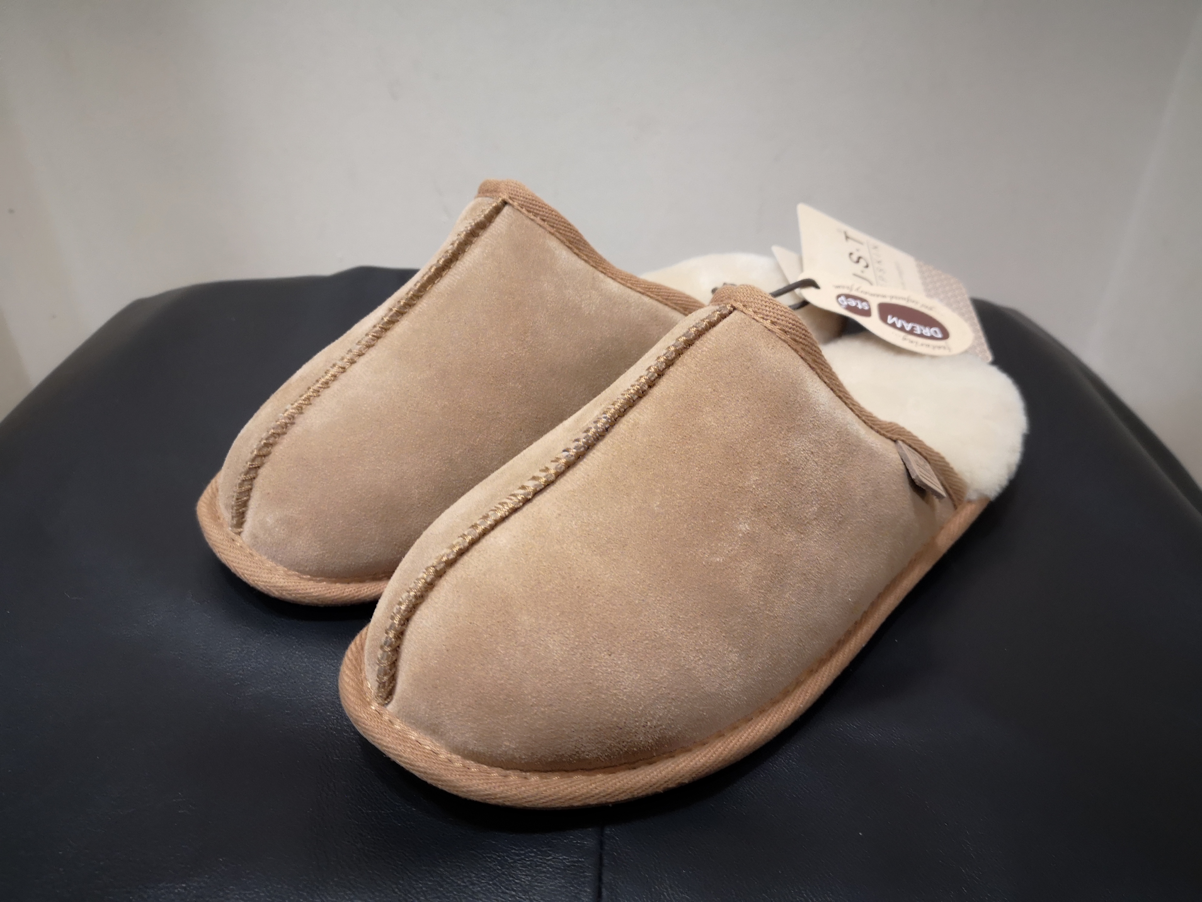 mens donmar sheepskin slippers