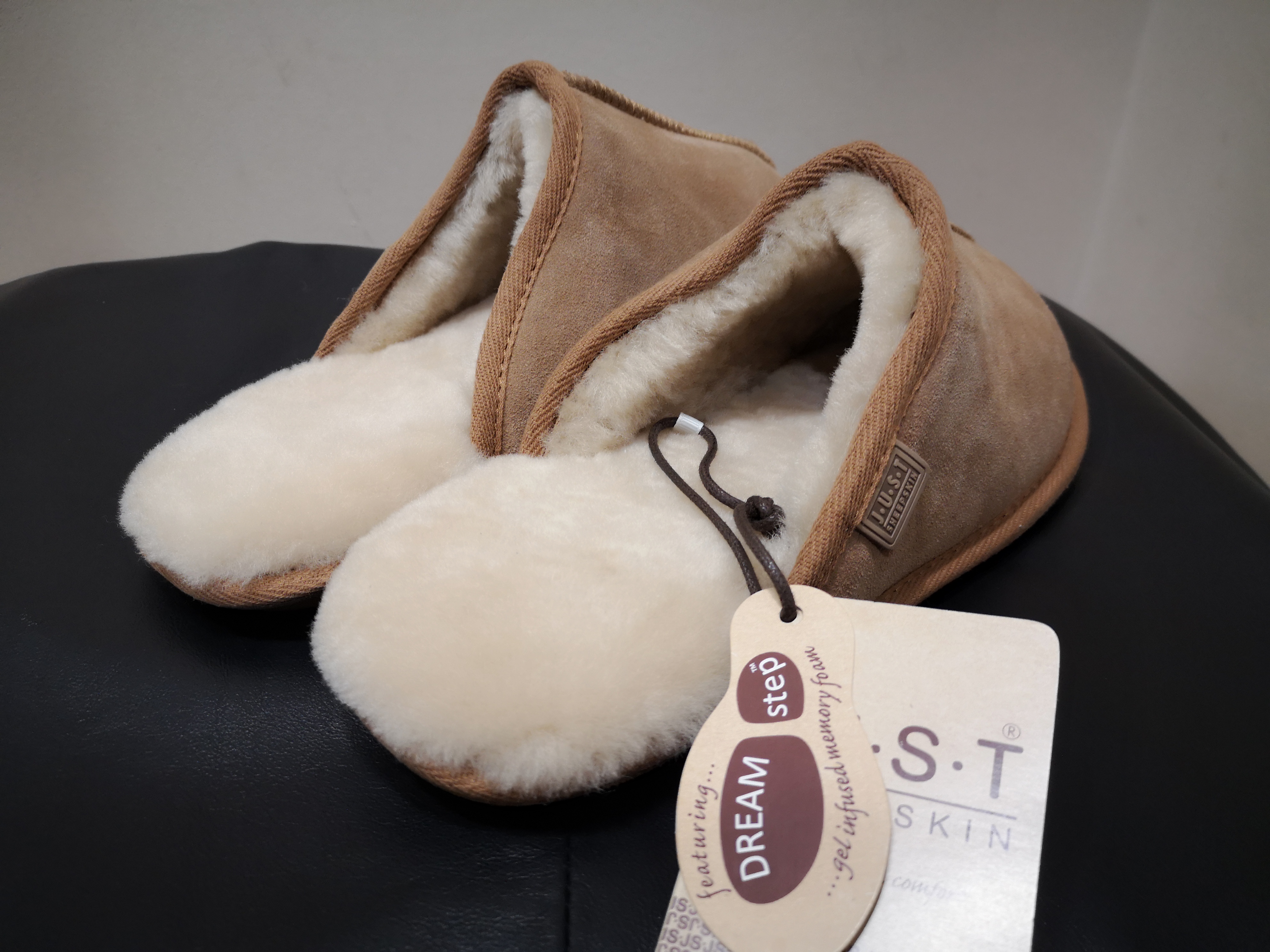 mens donmar sheepskin slippers
