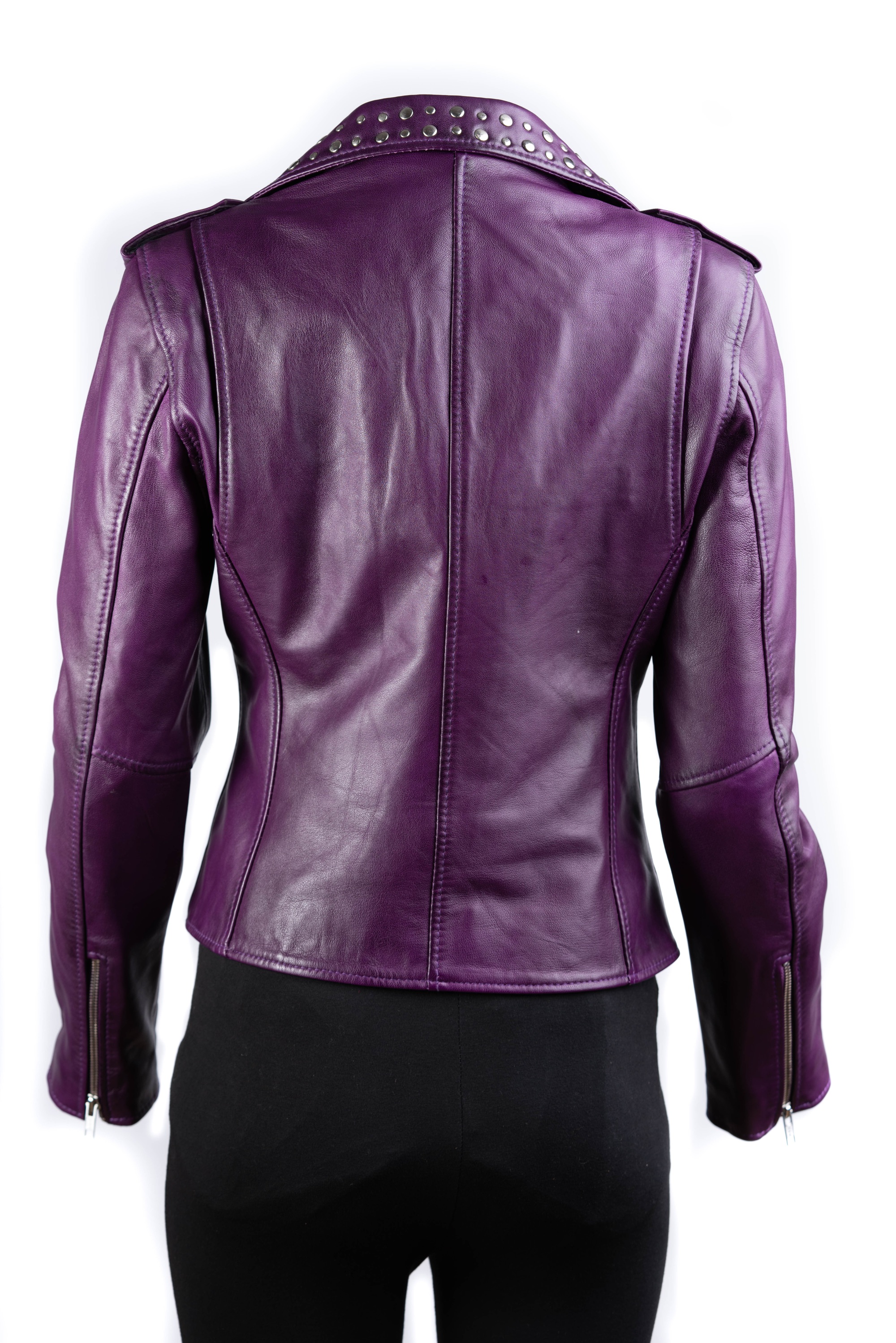 ladies purple jacket